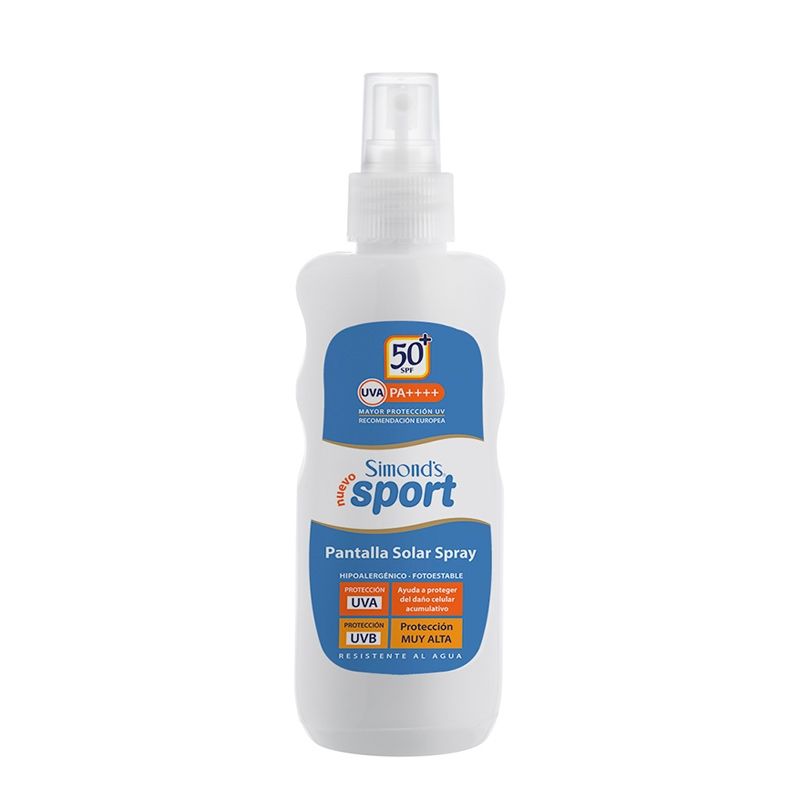 SIMONDS - Bloqueador Solar Spray Simonds Sport Fps50 190Ml.
