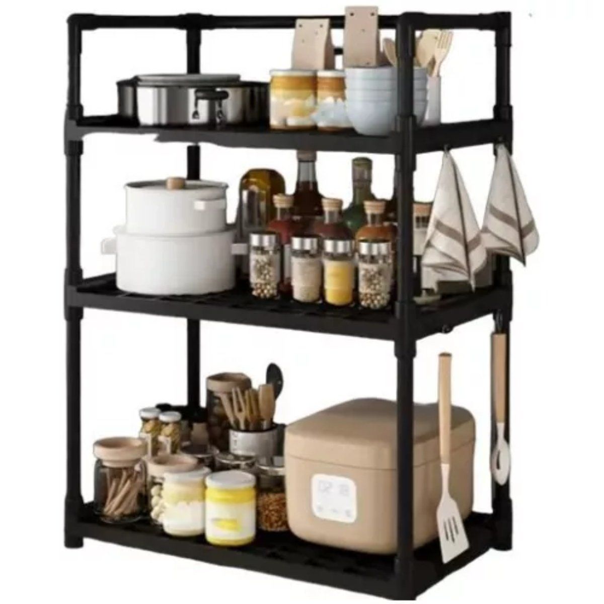 OEM - Organizador Rack Cocina 3 Niveles Especias Multifuncional