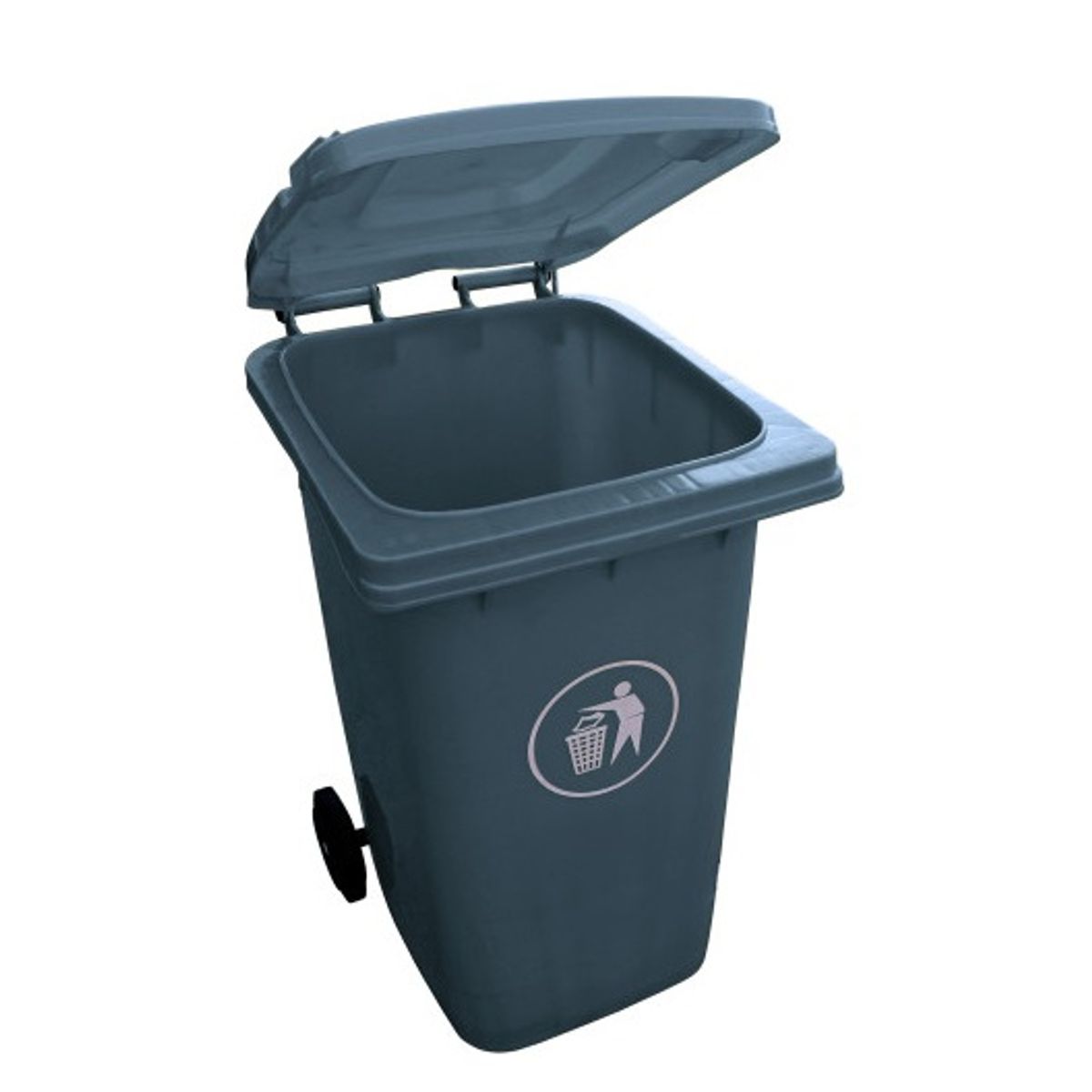 SIGNET - Contenedor Basura 240 Litros Gris Signet Basurero