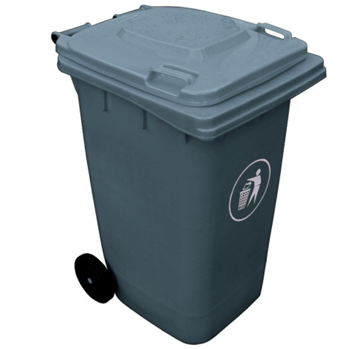 SIGNET - Contenedor Basura 240 Litros Gris Signet Basurero