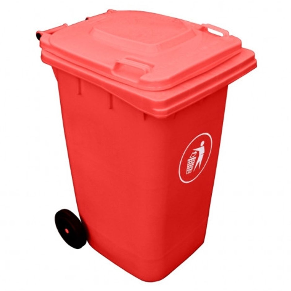 SIGNET - Contenedor Basura 240 Litros Rojo Signet Basurero