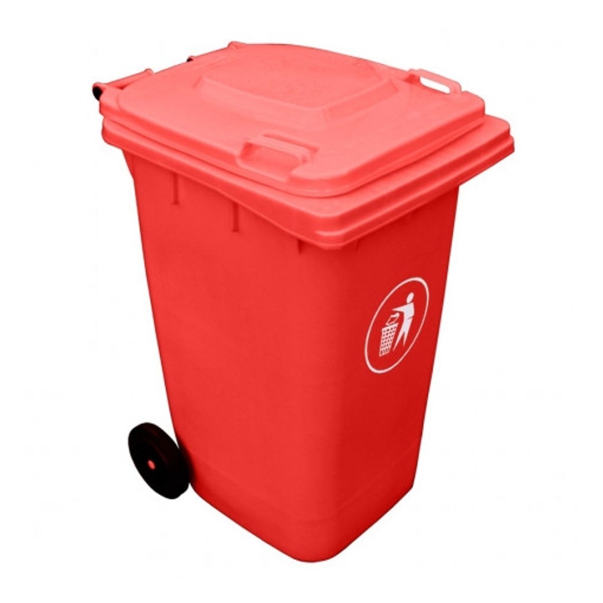SIGNET - Contenedor Basura 240 Litros Rojo Signet Basurero