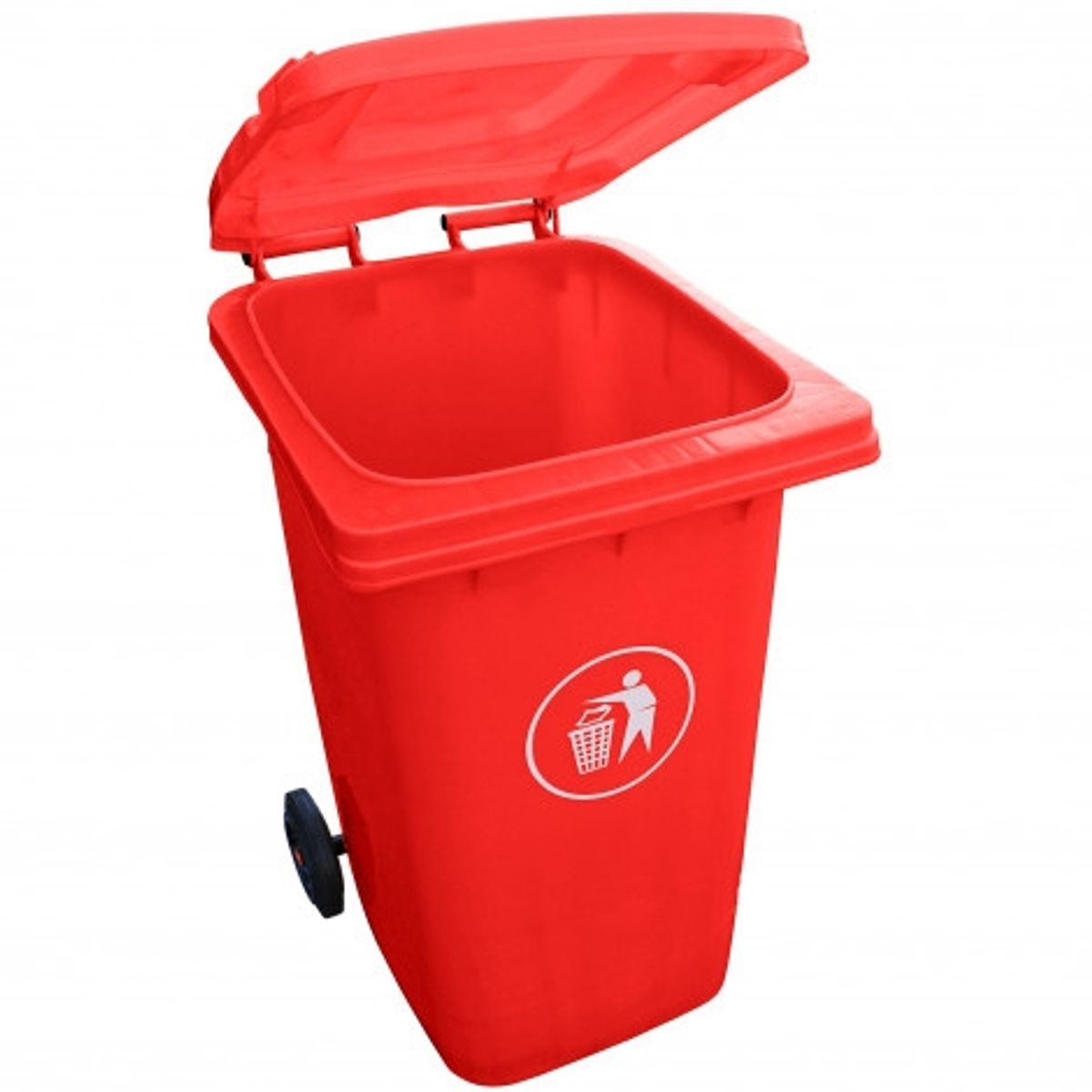 SIGNET - Contenedor Basura 240 Litros Rojo Signet Basurero