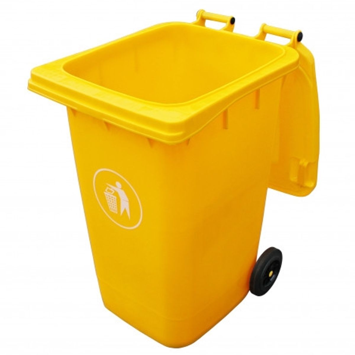 SIGNET - Contenedor Basura 240 Litros Amarillo Signet Basurero