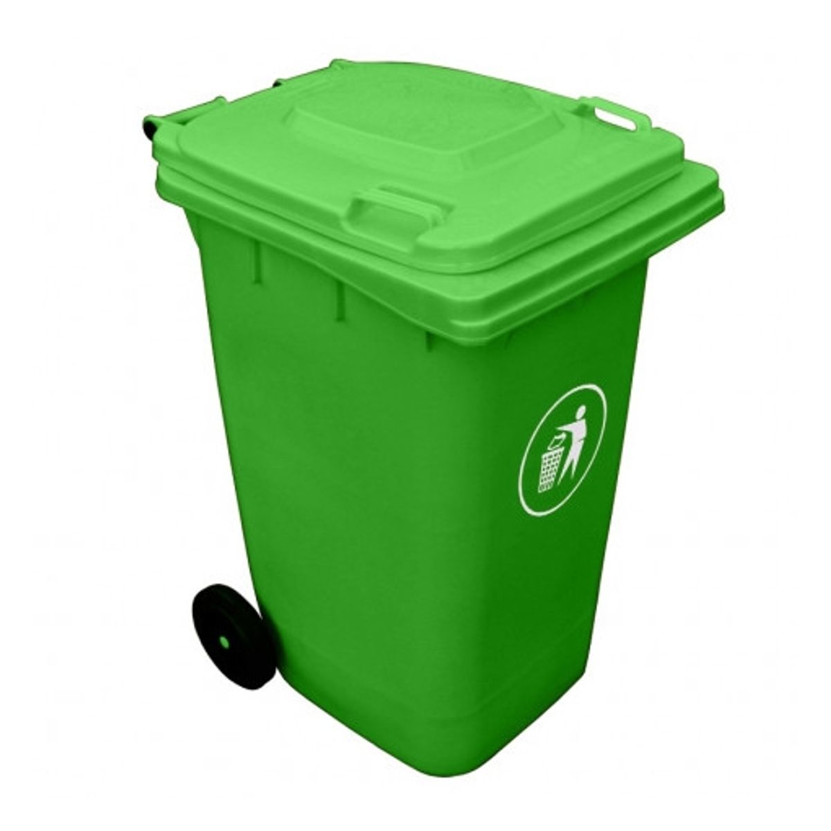 GENERICO - Contenedor Basura 360 Litros Verde Signet Basurero