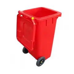 SIGNET - Contenedor 360 Litros Rojo Basurero