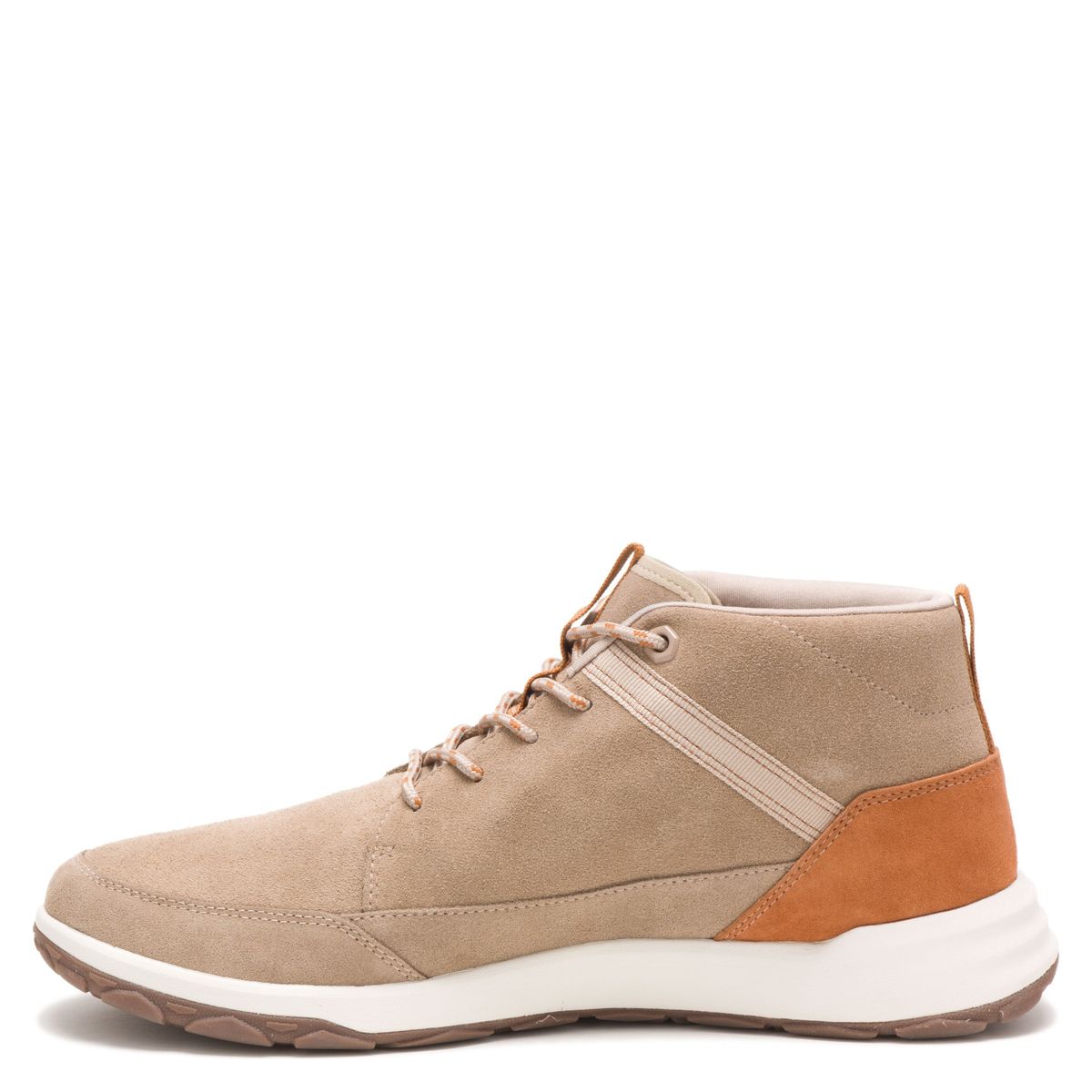 CAT - Botin Hombre Cuero Café Quest Mid