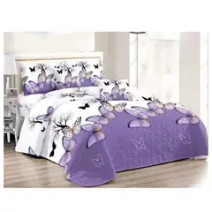 GENERICO - Cubrecama Quilt De Verano 2 Plazas Diseños Estampados Floral