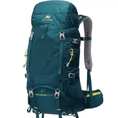 CRUSEC - Mochila Senderismo 65L Montañismo Impermeable Verde Menta