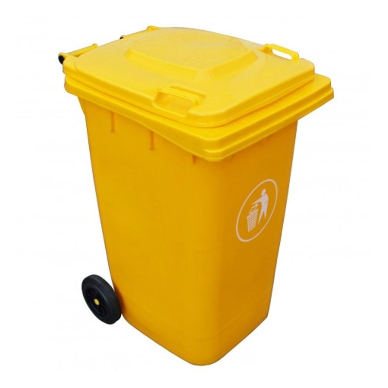 SIGNET - Contenedor 360 Litros Amarillo Signet Basurero