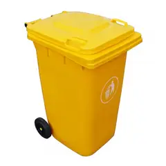 SIGNET - Contenedor 360 Litros Amarillo Basurero