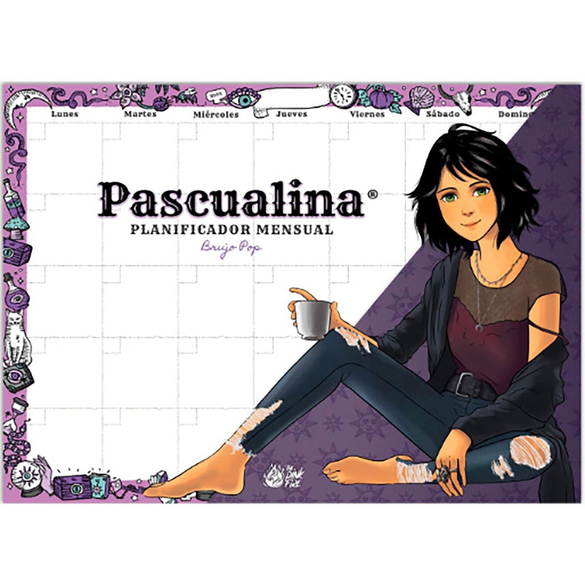THE PINKFIRE - AGENDA Planner Mensual Pascualina
