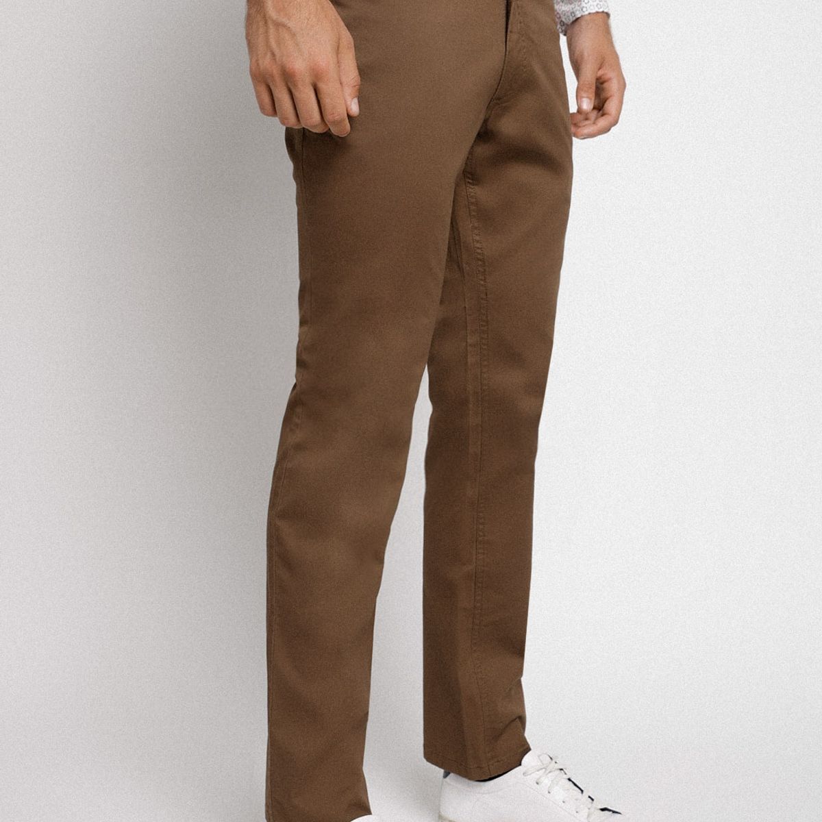 TRIAL - Pantalón cinco bolsillos khaki