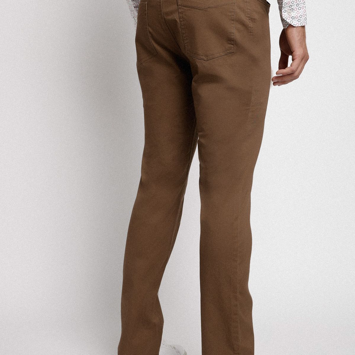 TRIAL - Pantalón cinco bolsillos khaki