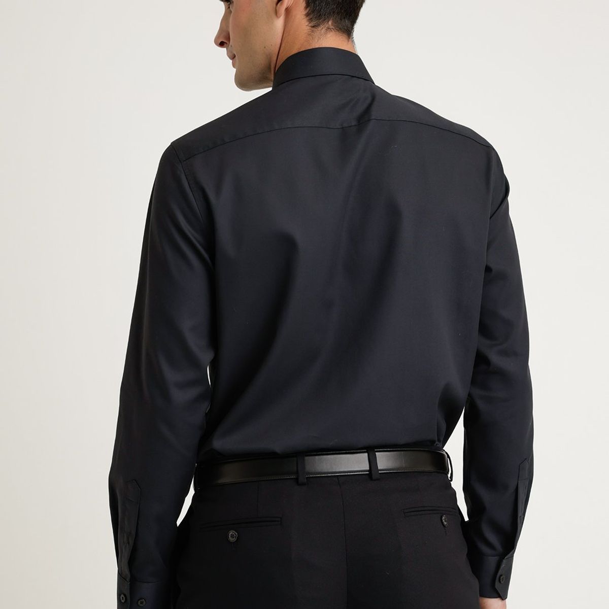 PERRY ELLIS - Camisa Formal Hombre Wrinkle Free (Evita Arrugas) Negro