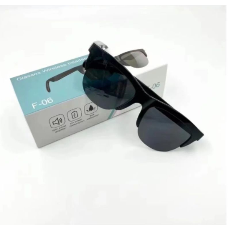 OEM - Anteojos gafas de sol lentes Uv con auriculares f-06