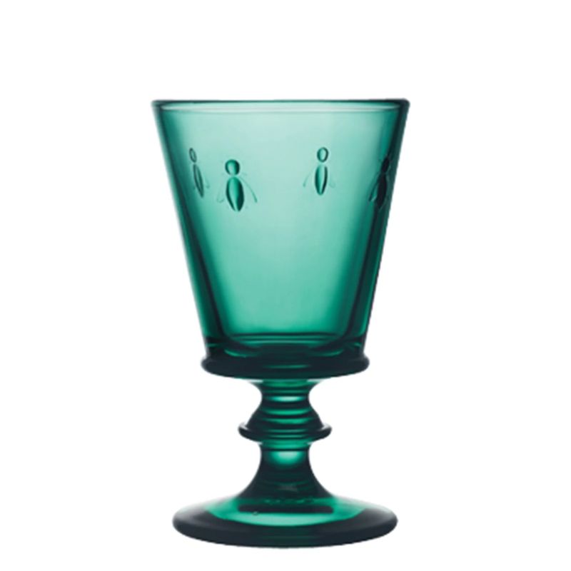 LA ROCHERE - SET 6 COPAS ABEJA ESMERALDA 240ML