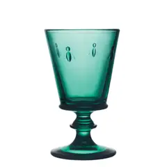 LA ROCHERE - SET 6 COPAS ABEJA ESMERALDA 240ML