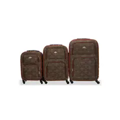 DANICOLLE - Pack Maleta tela Café