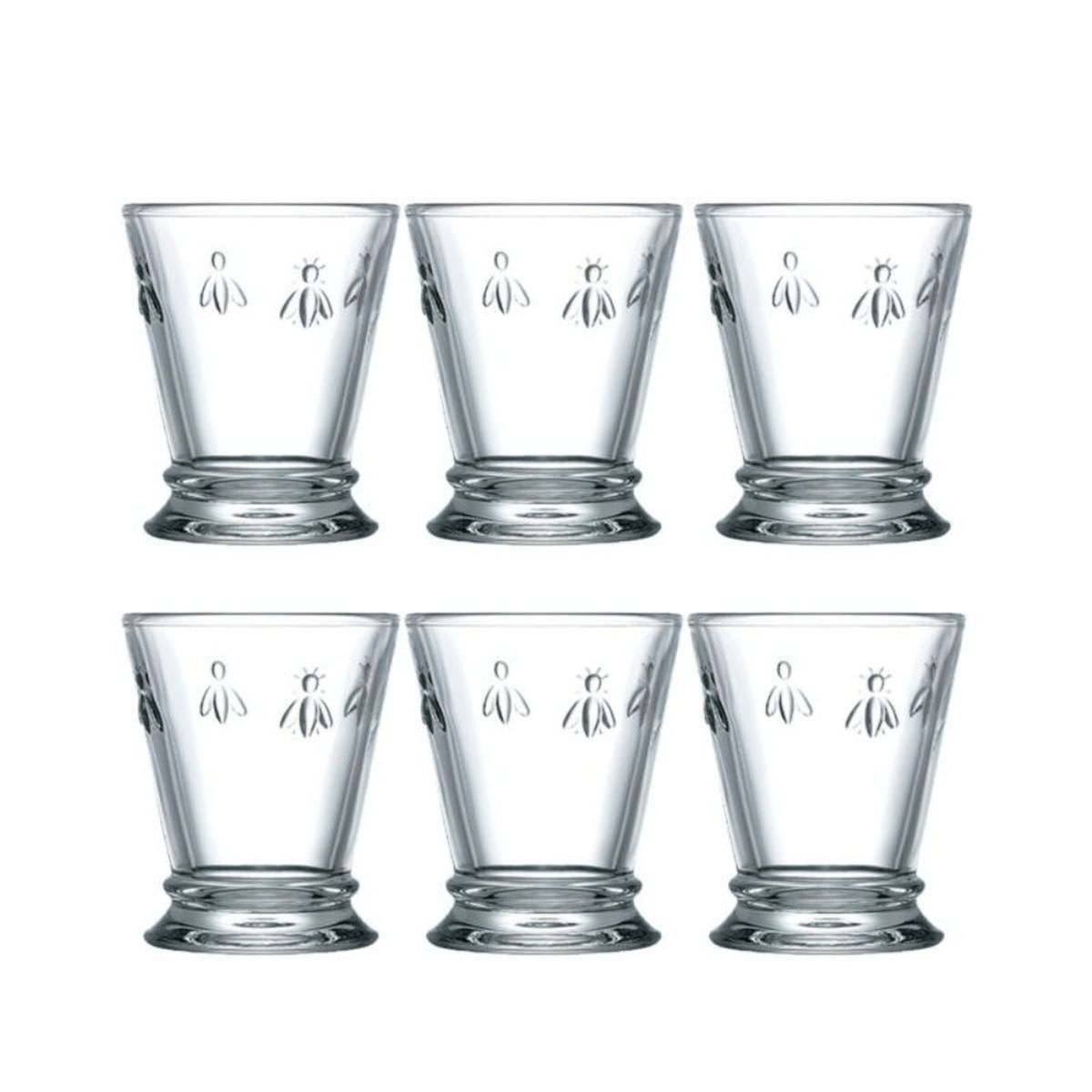 LA ROCHERE - SET 6 VASOS ABEJA 260ML
