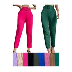 AGW - Pack 2 Pantalones Mujer Estilo Moderno