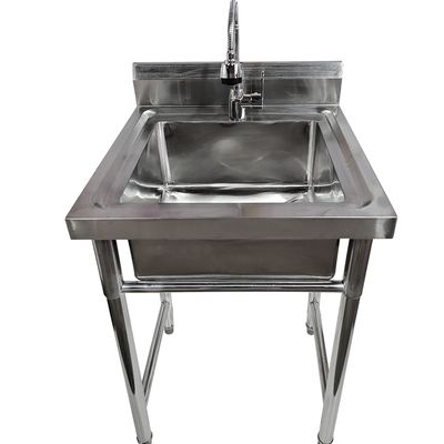 Imagen 2 del producto LAVAFONDO DE ACERO 60X60 CON LLAVE