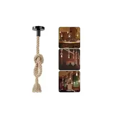 GENERICO - Soquete Colgante Decorativo Vintage Retro Soga E27