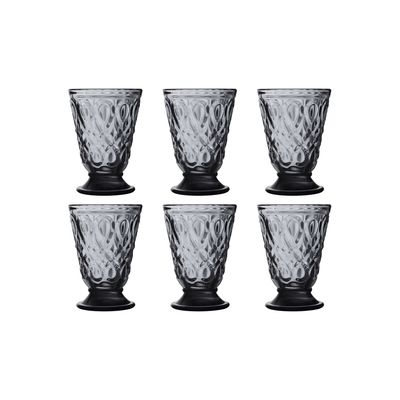 Imagen 2 del producto SET 6 VASOS LYONNAIS GRIS 200ML