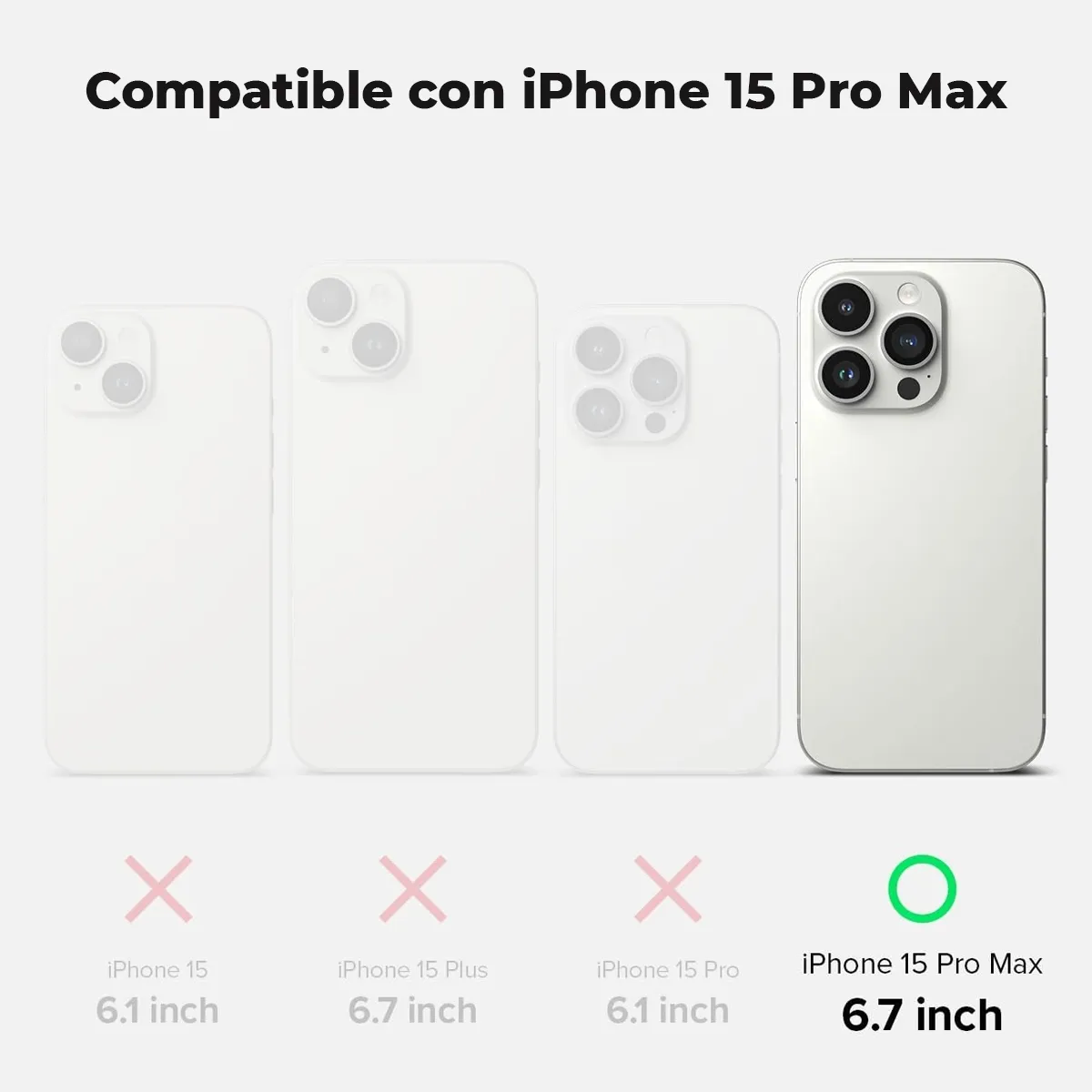 GENERICO - Carcasa para Iphone 15 Pro Max Sumergible Antigolpes Outdoor