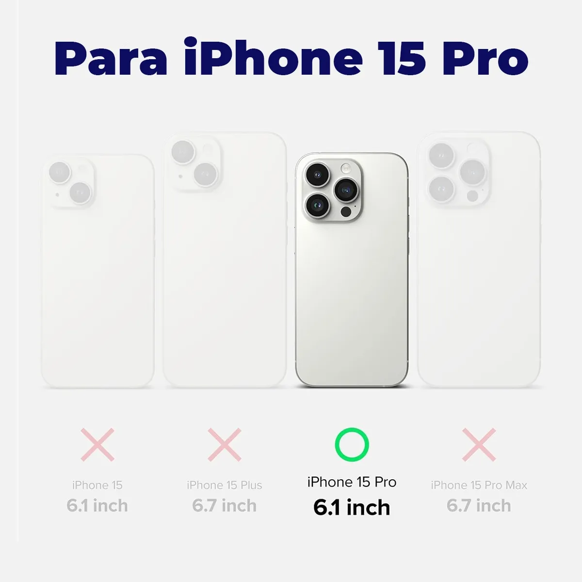 GENERICO - Carcasa para Iphone 15 Pro Sumergible Antigolpes Outdoor