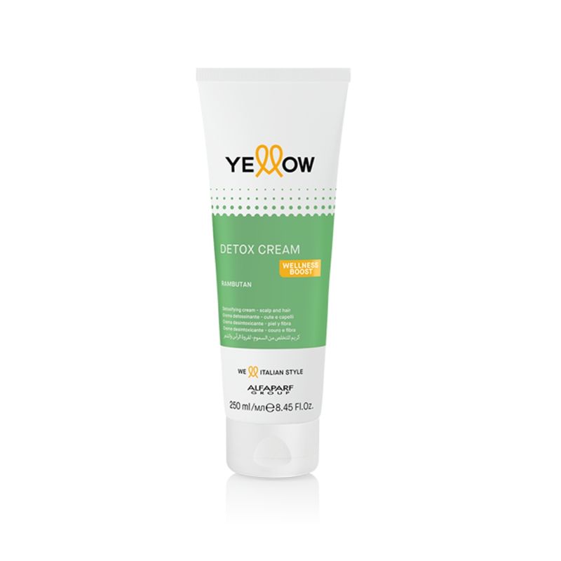 ALFAPARF MILANO - DETOX CREAM CREMA LIMPIEZA PROFUNDA DESINTOXICANTE YELLOW SCALP ALFAPARF 250 ML..-