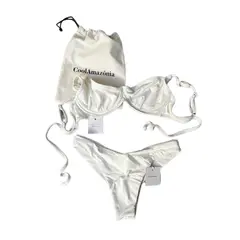 COOL AMAZONIA - - CONJUNTO DE BIKINI COLOR MARFIL MODELO YOLANDA.