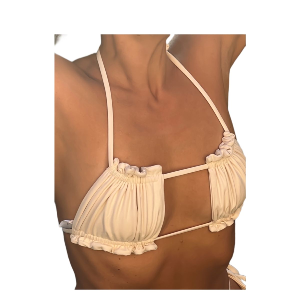 COOL AMAZONIA - COOL AMAZONIA - CONJUNTO DE BIKINI COLOR MARFIL MODELO LETICIA