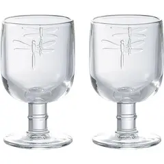 LA ROCHERE - SET 6 COPAS LIBELULA 280ML