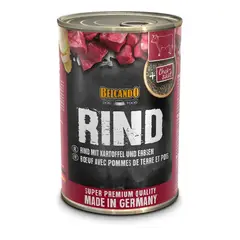 BELCANDO - Alimento Lata Ternera Patata y Guisantes 400Gr