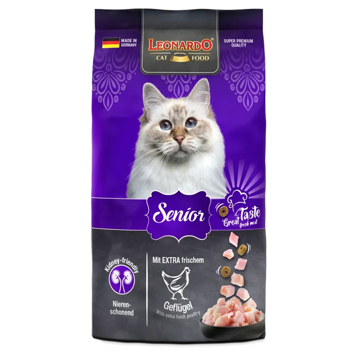 CAT FOOD LEONARDO - Alimento Leonardo Adult Senior Para Gato 7.5Kg