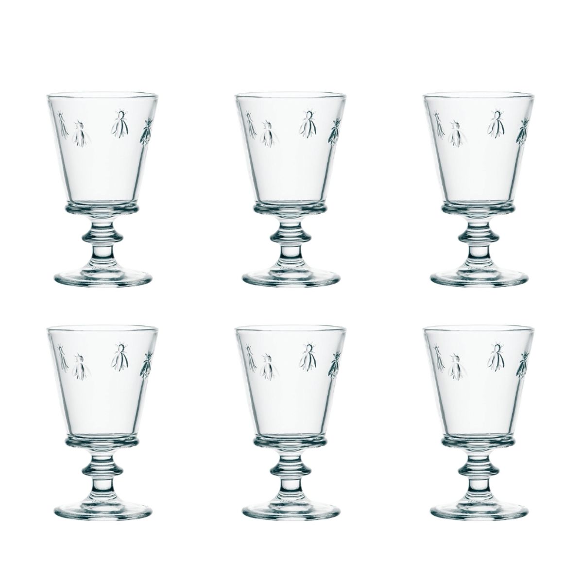 LA ROCHERE - SET 6 COPAS ABEJA 350ML