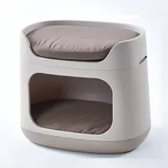 KETER - Cama Para Perros Gatos Pet Bunkbed - Beige - pequeño