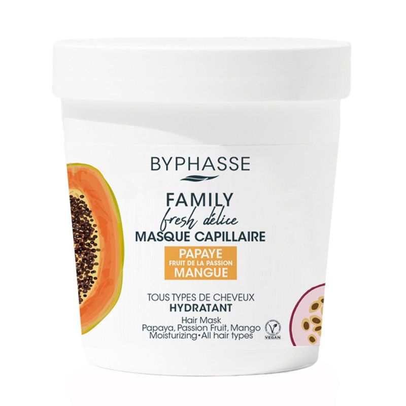 BYPHASSE - Mascarilla Papaya, Mango y Maracuyá Todo Tipo de Cabello