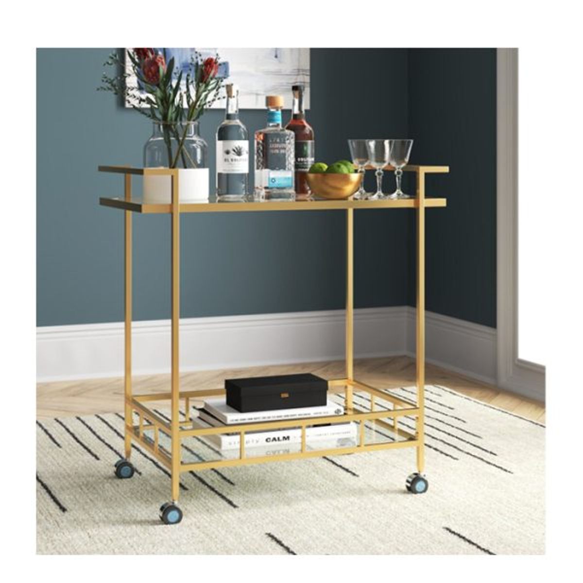 MSA MUEBLES SANTA ANA - CARRO DE BAR COBLENZA