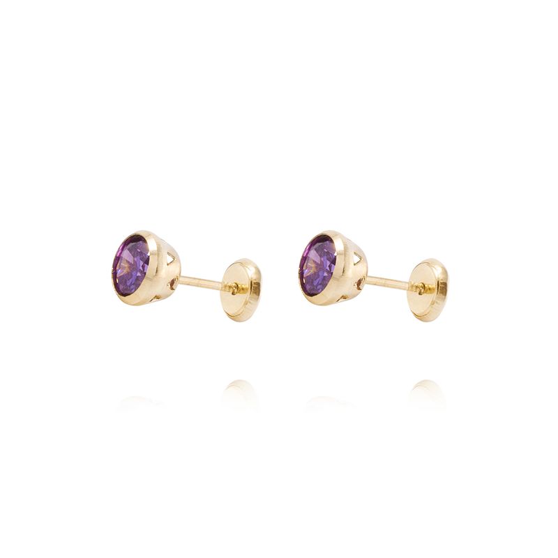 JB JOYAS BARON - Aros de Oro 18kt Rosa de Francia bisel
