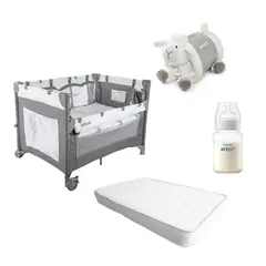 INFANTI - Cuna Colchón Playard Always Together Manta Oveja - regalo