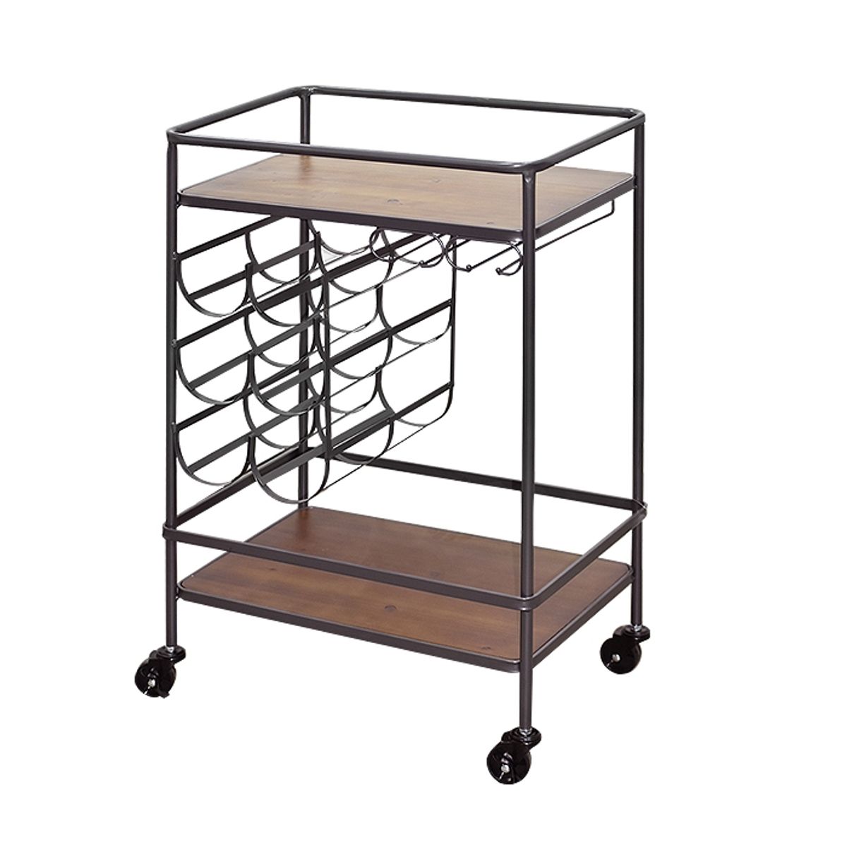 MSA MUEBLES SANTA ANA - CARRITO DE BAR RATISBONA ( 51x 35 x 76 cm)