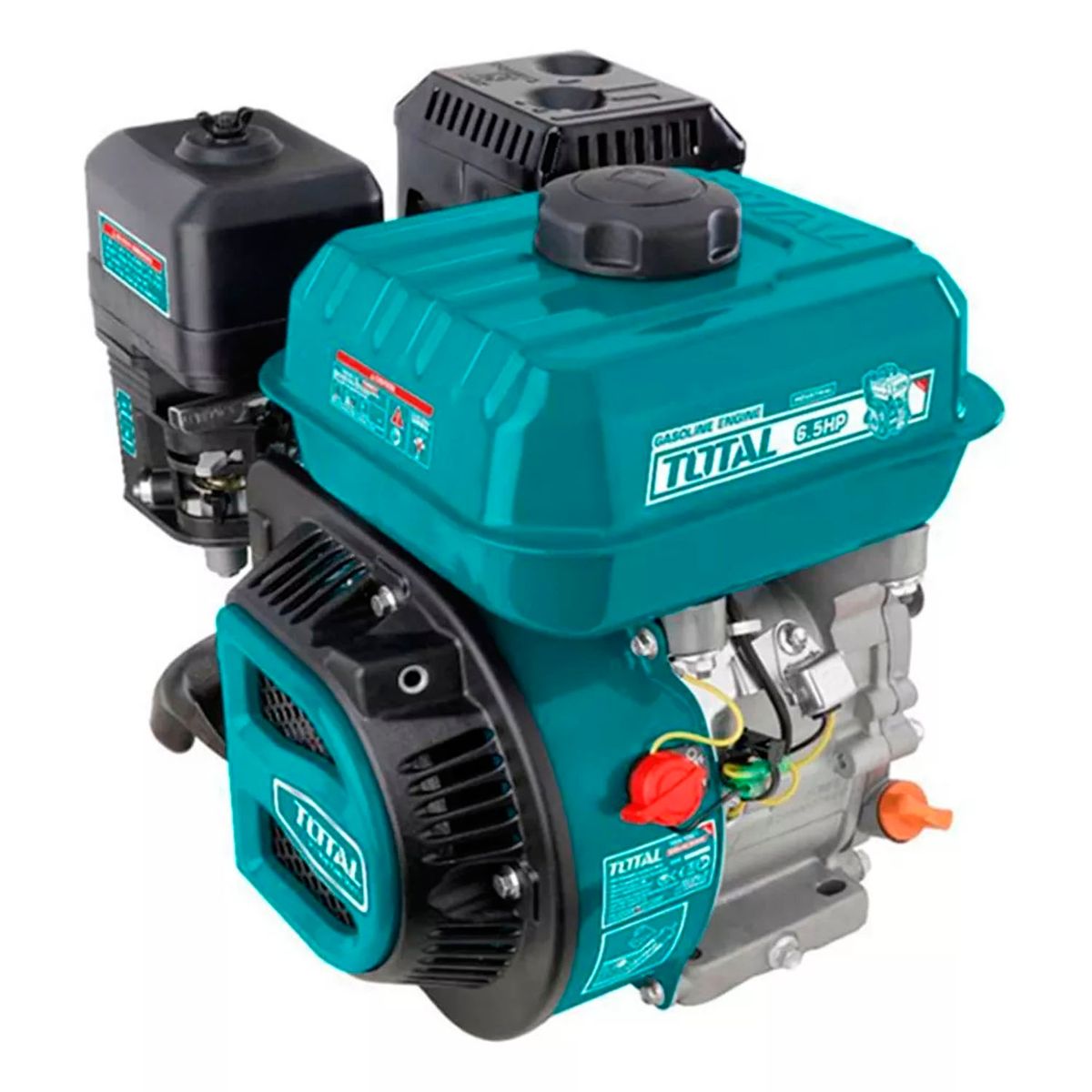 TOTAL TOOLS - Motor Estacionario 6.5hp 4 Tiempos Eje 19mm Total