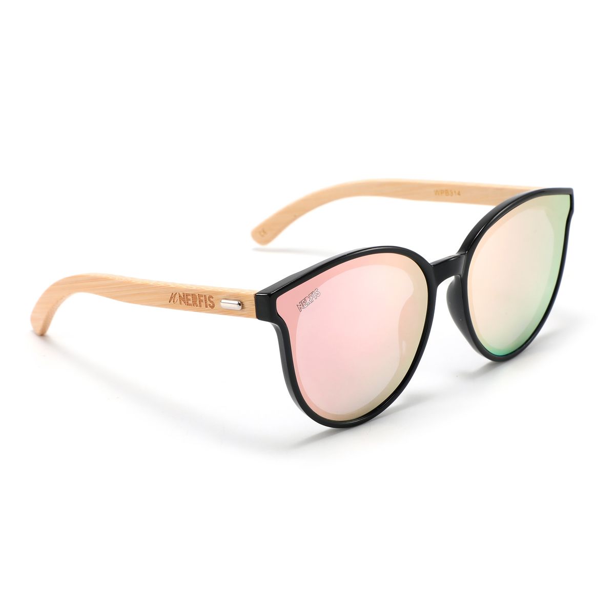 NERFIS - Anteojos de sol Nerfis Heizer Bambú Rose