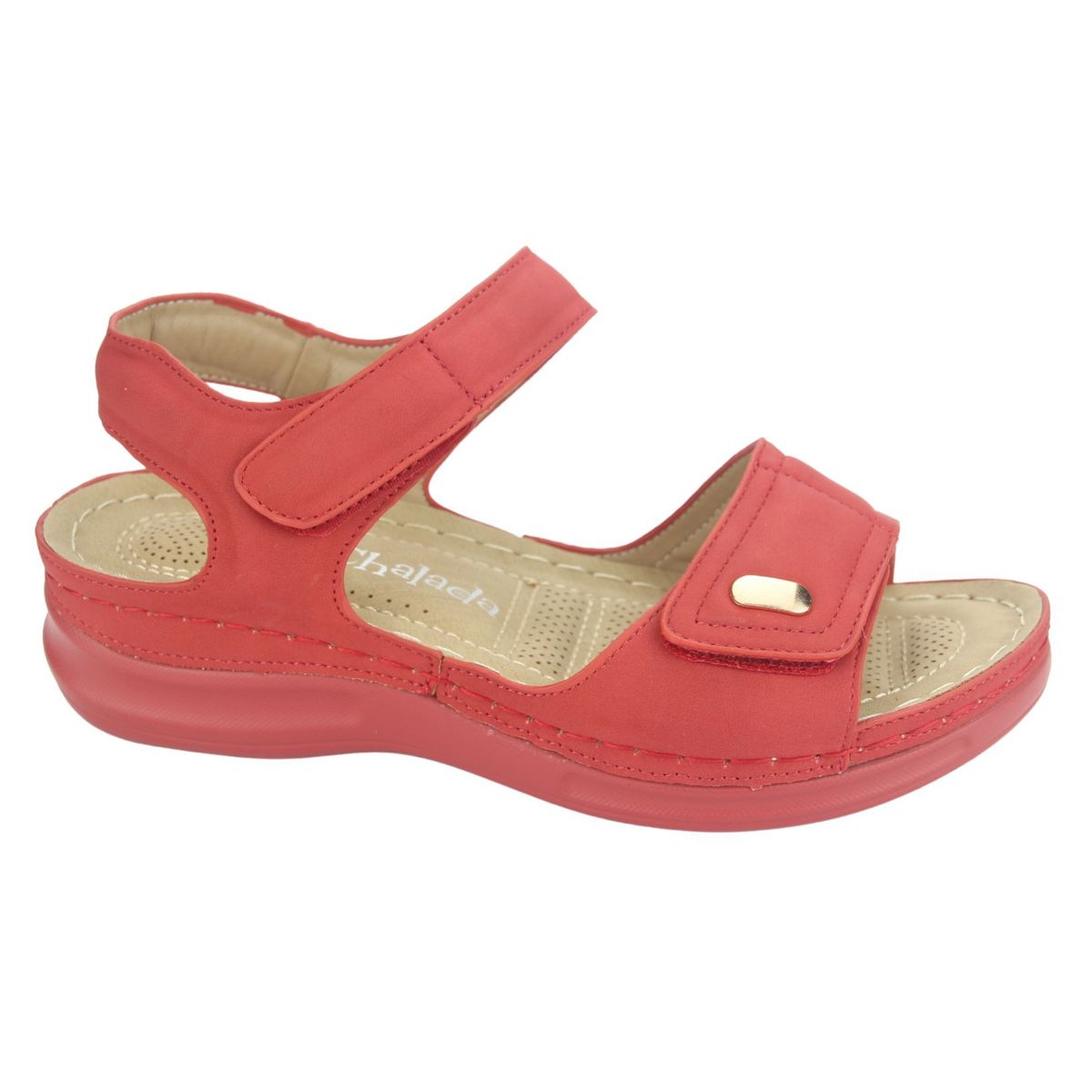 CHALADA - Sandalia Mujer Rojo Casual Chalada Kon-15