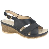 Sandalia Mujer Negro Casual Ica-30
