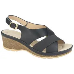 CHALADA - Sandalia Mujer Negro Casual Ica-30