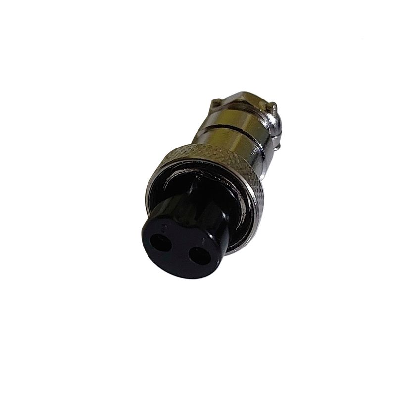 GENERICO - Conector Enchufe Hembra 2 Pines Maquina Soldar o Plasma