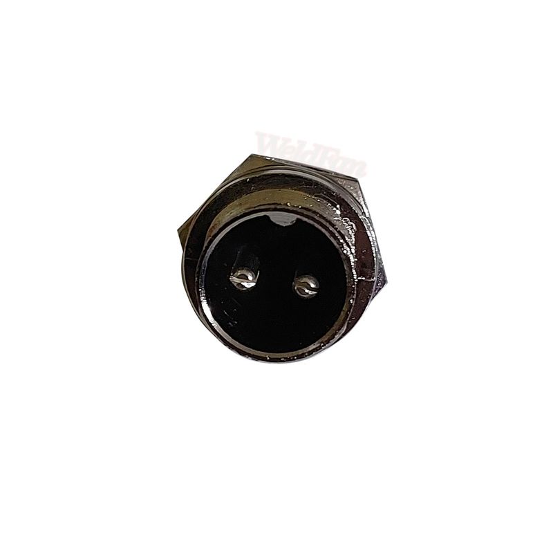GENERICO - Conector Enchufe Macho 2 Pines Panel Maquina Soldar